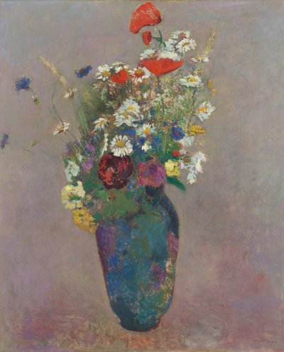 Vision - Vase of Flowers by Odilon Redon